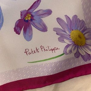 Patek Philippe 100% silk scarf/neckerchief